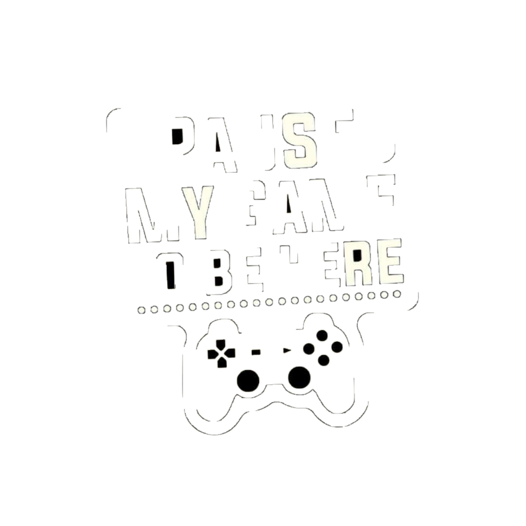 I Paused My Game Sticker